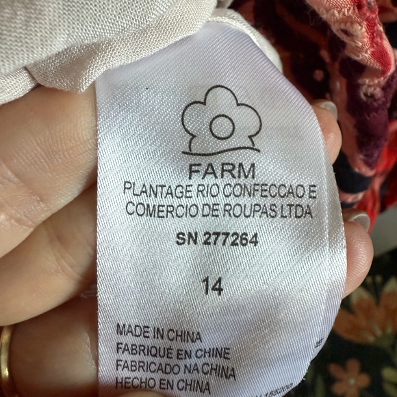 FARM Rio x Anthropologie Floral Polka Dot Maxi Dress - Picture 10 of 11